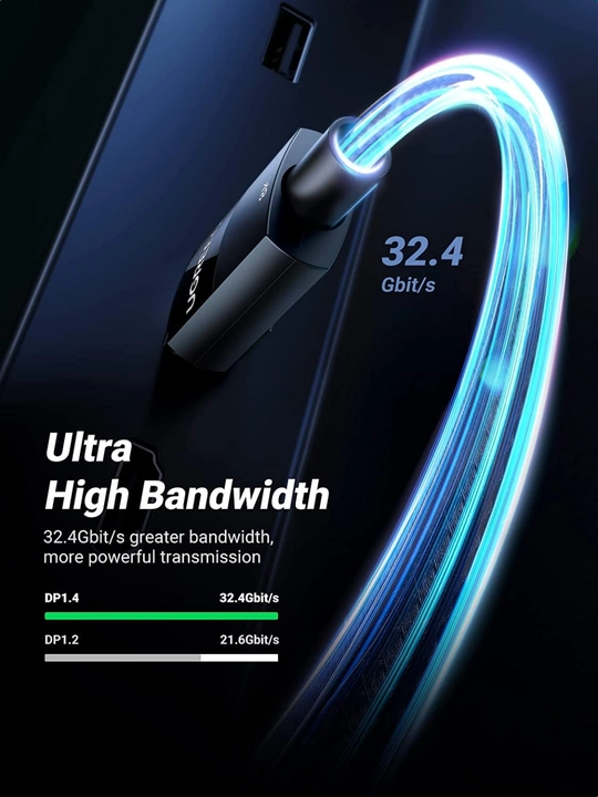 Кабель UGREEN DisplayPort 1.4 8K DP114