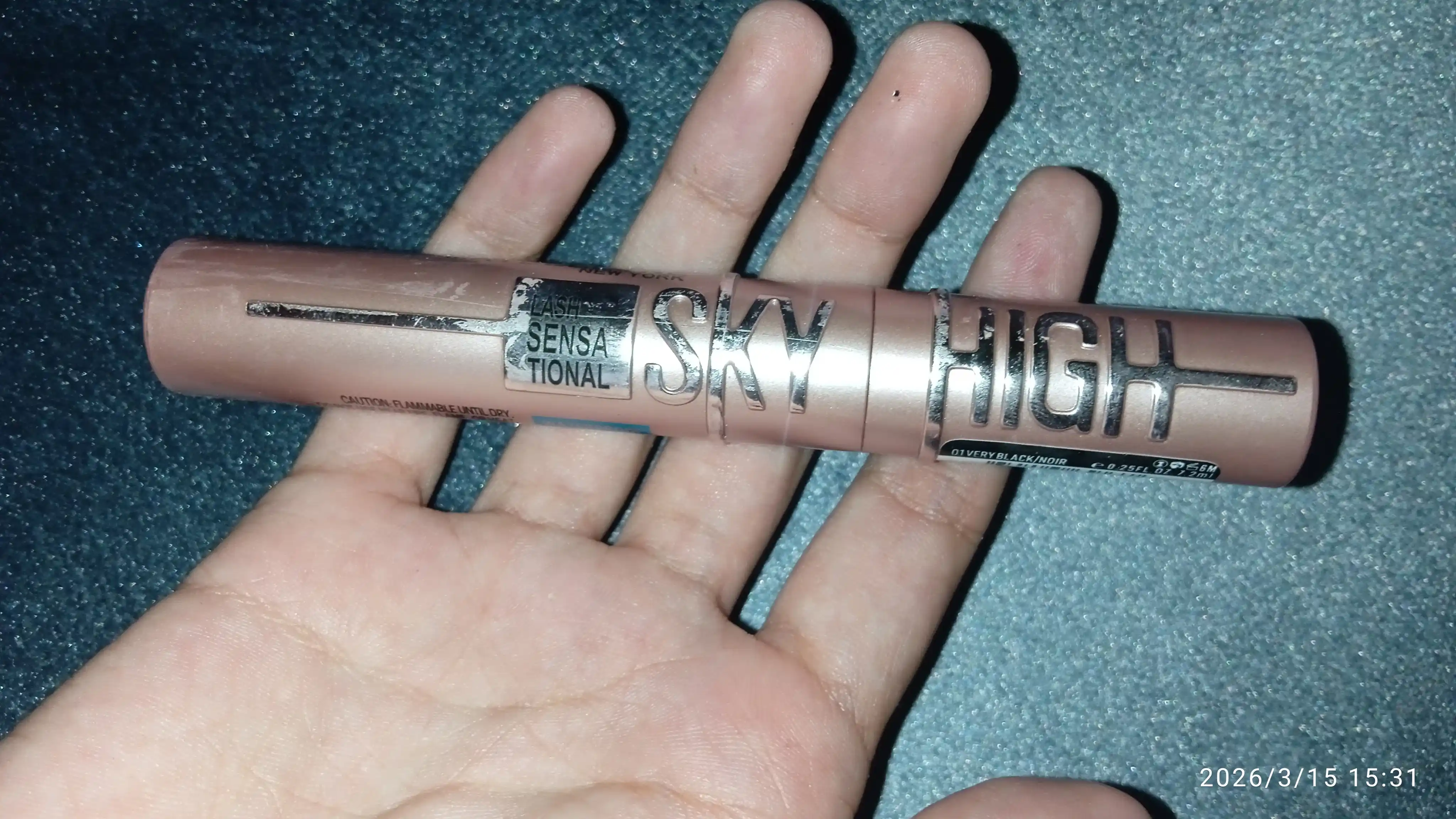 Тушь для ресниц Sky High, черная, удлиняющая, 7.2 мл