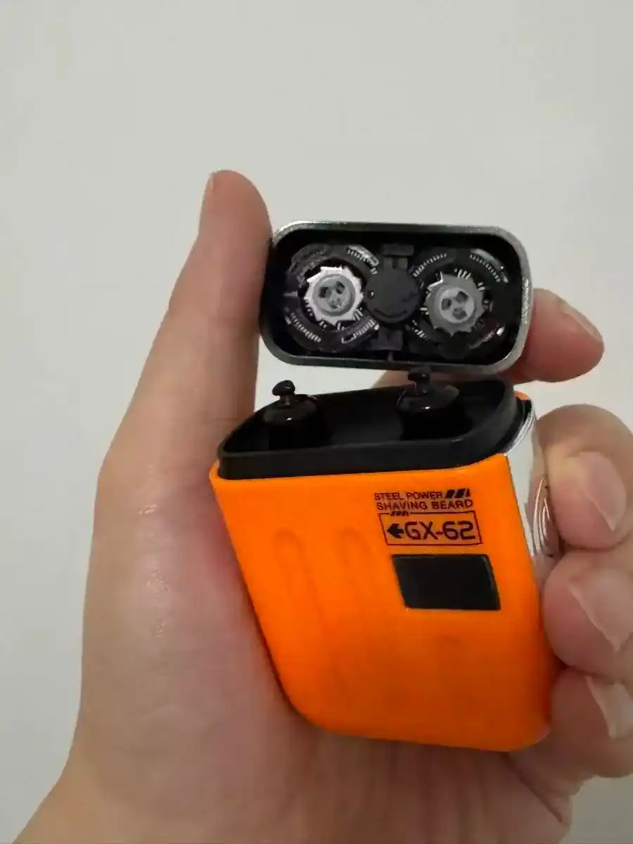Elektr soqol olish mashinasi erkaklar uchun trimmer bilan, akkumulyatorli simsiz portativ