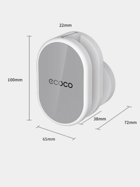 Ecoco vanna va dush uchun tokcha, teshmasdan o‘rnatish, sochiq ilgichi bilan - 