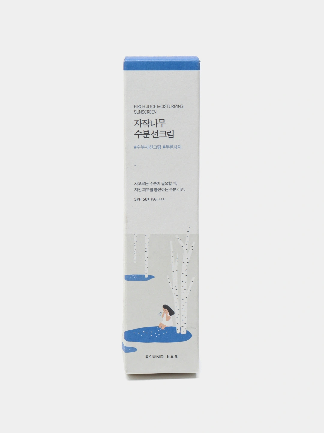Namlovchi quyoshdan himoyalovchi Round Lab Birch Juice Moisturizing Sun Cream SPF50+ PA kremi - 