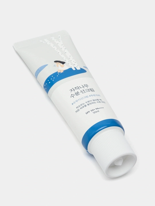 Namlovchi quyoshdan himoyalovchi Round Lab Birch Juice Moisturizing Sun Cream SPF50+ PA kremi
