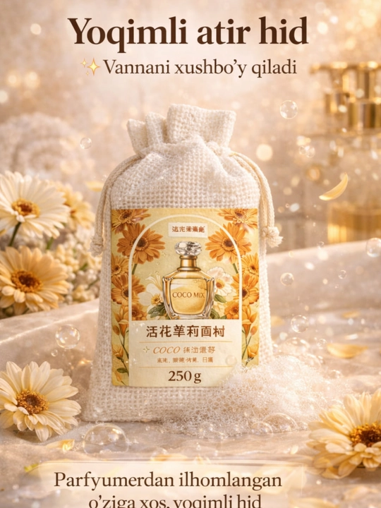 Machalkali yoqimli hidli sovun, 250 g – gul hidli tana sovuni