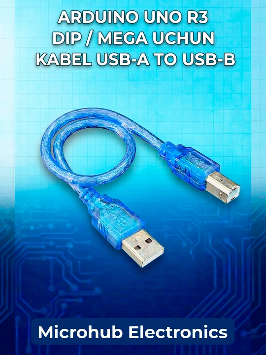USB Kabel Arduino Uno R3 / Mega 2560 uchun - 