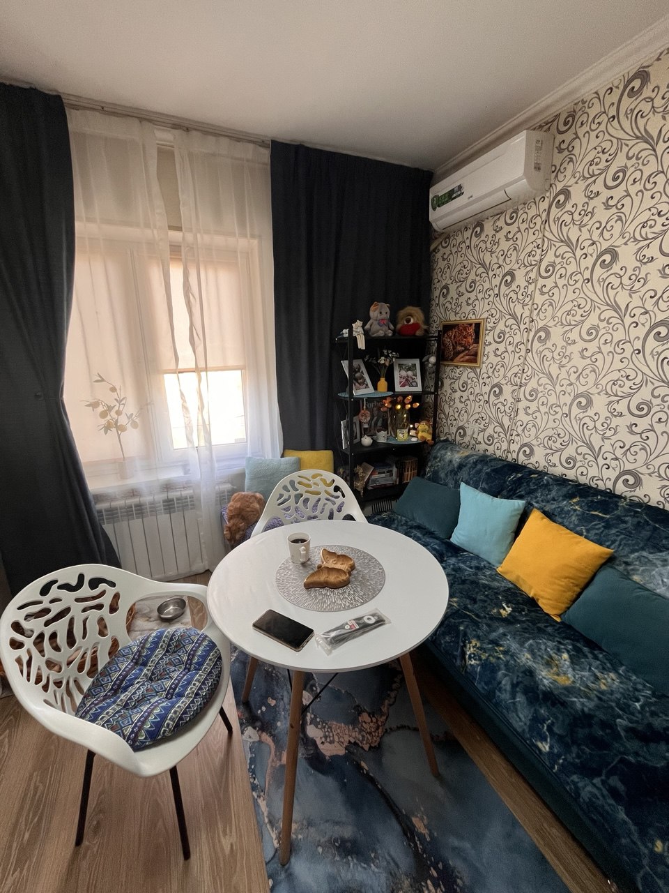 Tayyor meshkovina parda, 1 ta dona 150x280 sm