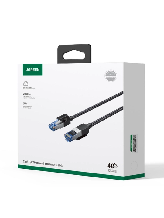 Патч корд UGREEN CAT8 Сетевой кабель LAN 40Гбит/с NW153