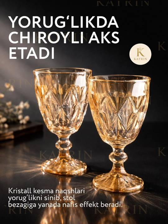 Rangli issiqqa chidamli shishadan yasalgan fujerlar to‘plami, ichimliklar uchun qadahlar, sovg‘a to‘plami, 6 dona