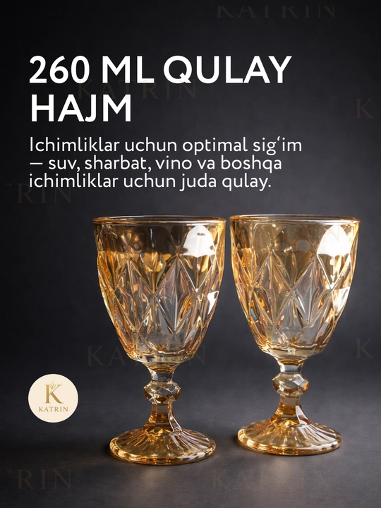 Rangli issiqqa chidamli shishadan yasalgan fujerlar to‘plami, ichimliklar uchun qadahlar, sovg‘a to‘plami, 6 dona