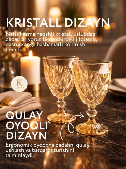 Rangli issiqqa chidamli shishadan yasalgan fujerlar to‘plami, ichimliklar uchun qadahlar, sovg‘a to‘plami, 6 dona