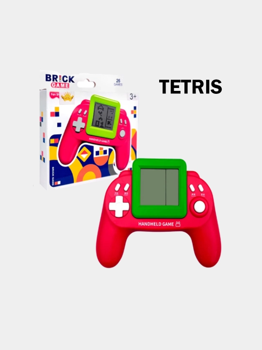 Игрушка тетрис электронный 26 игр на батарейках 3+ - 