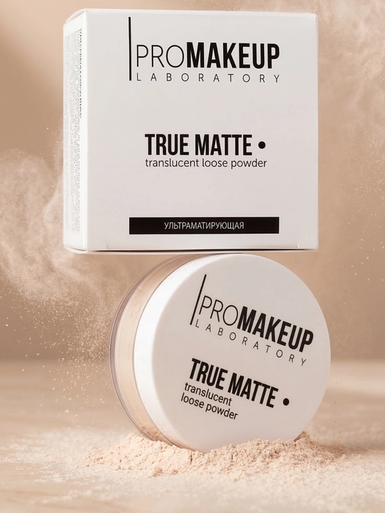 Пудра Рассыпчатая ультраматирующая пудра Pro Makeup - 