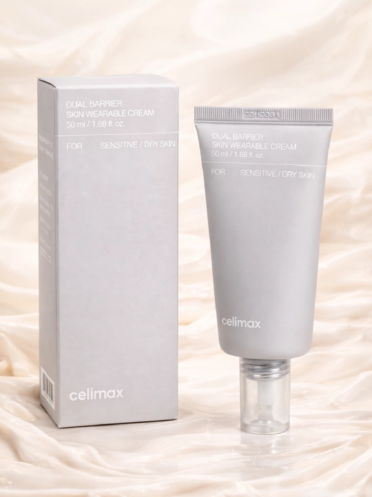 Celimax Dual Barrier Skin Wearable Cream крем для чувствительной и сухой кожи 50 мл  - 