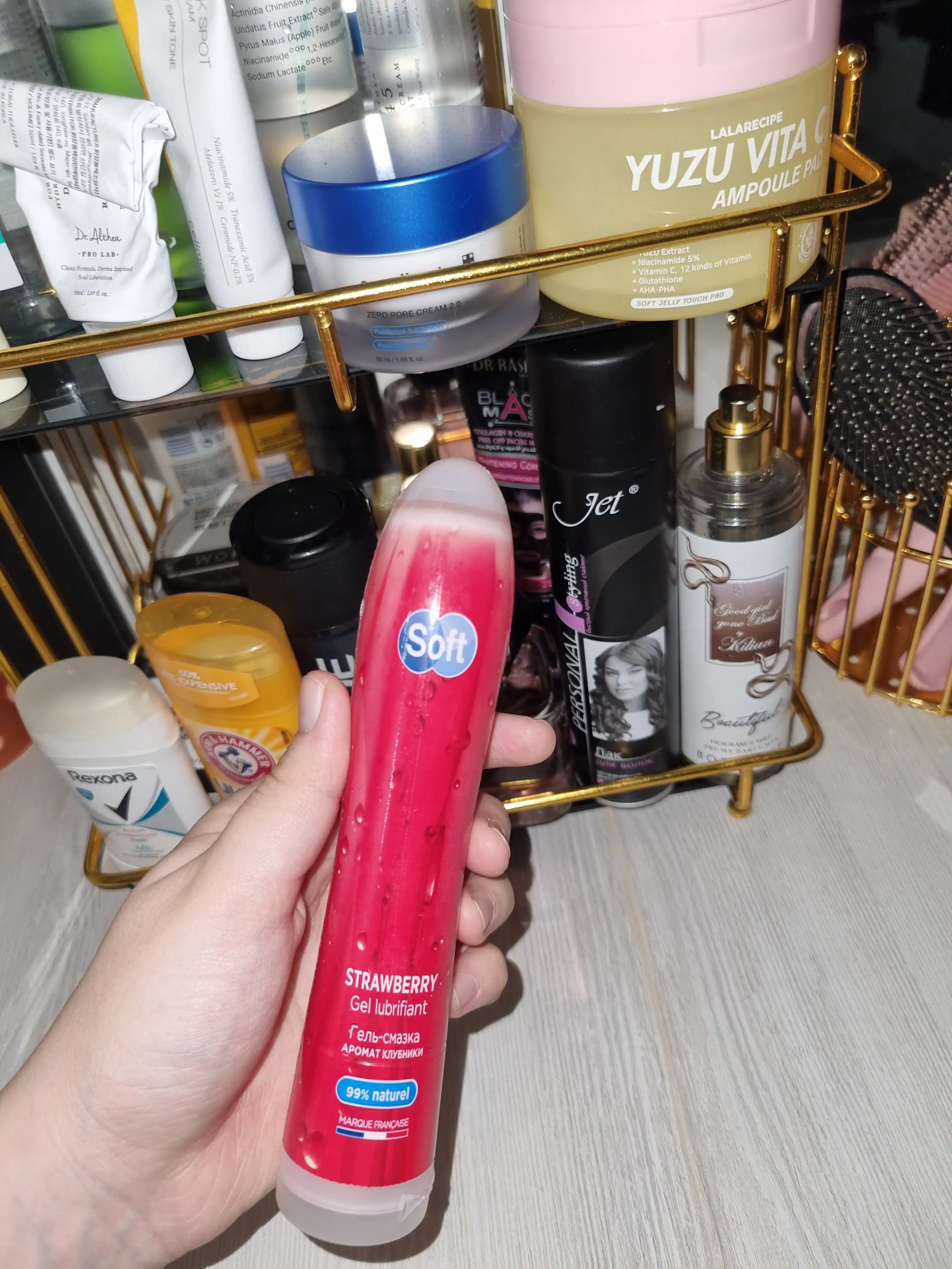 Лубрикант гель для интимной гигиены Soft Strawberry, аромат клубники, 80 мл
