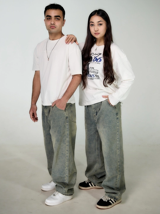 Baggi jinsi, keng, overzise