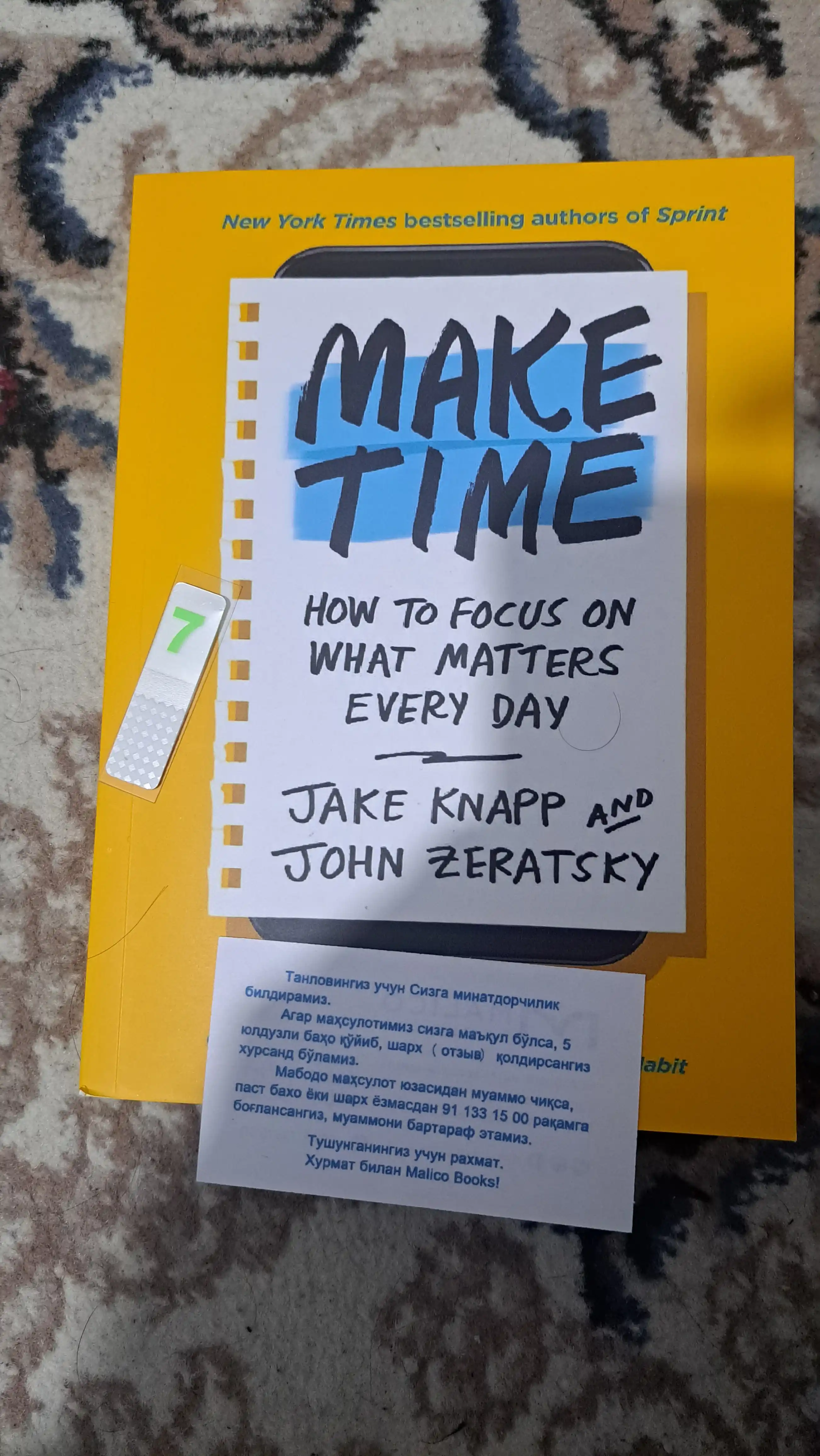 Make time, How to focus on what matters every day, Jake Knapp, John Zeratsky