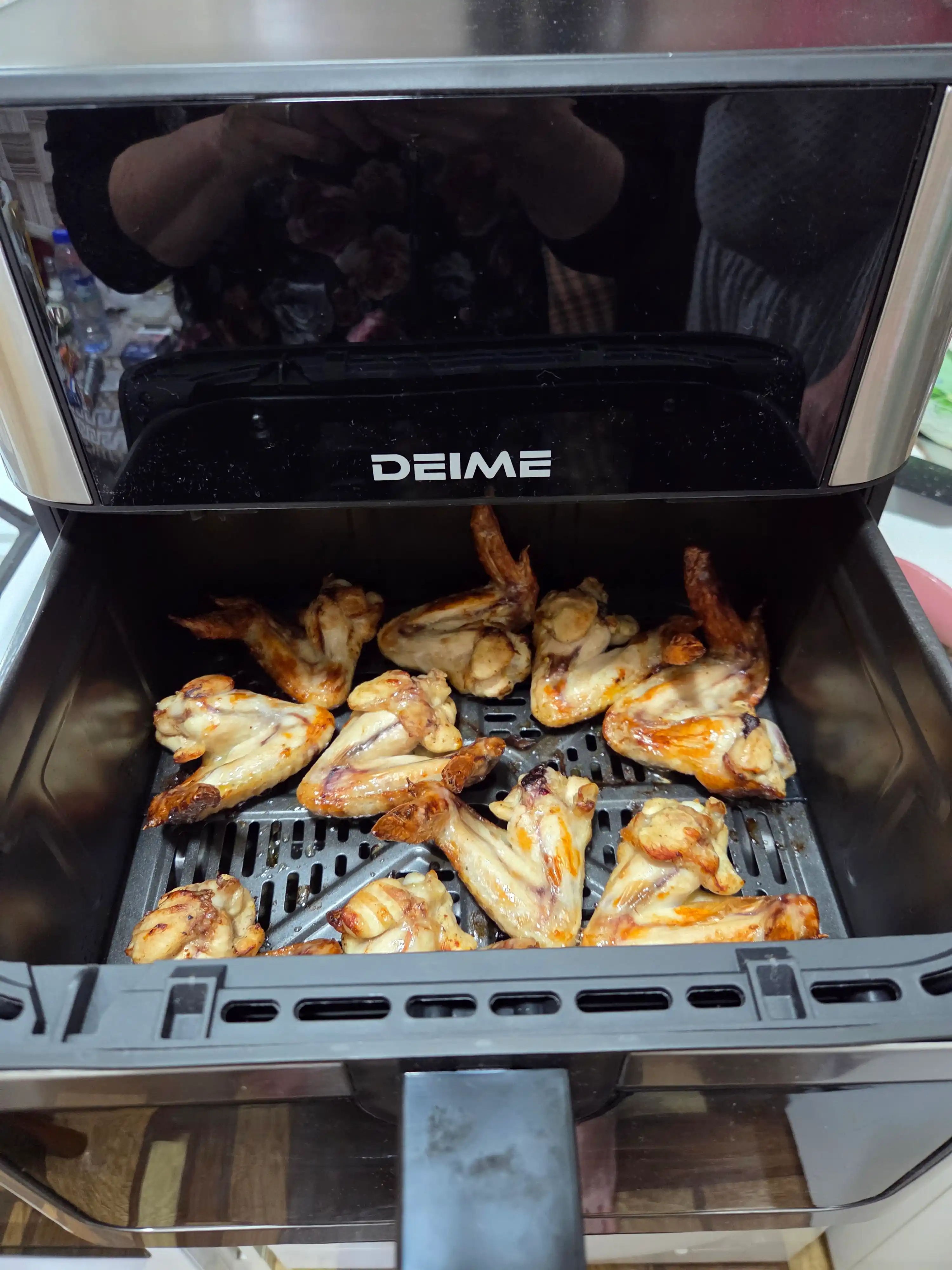 Deime aerogrill, 6, 7, 8, 10 l, yog‘siz qovurish, 1800 Vt quvvatli, ko‘p funksiyali