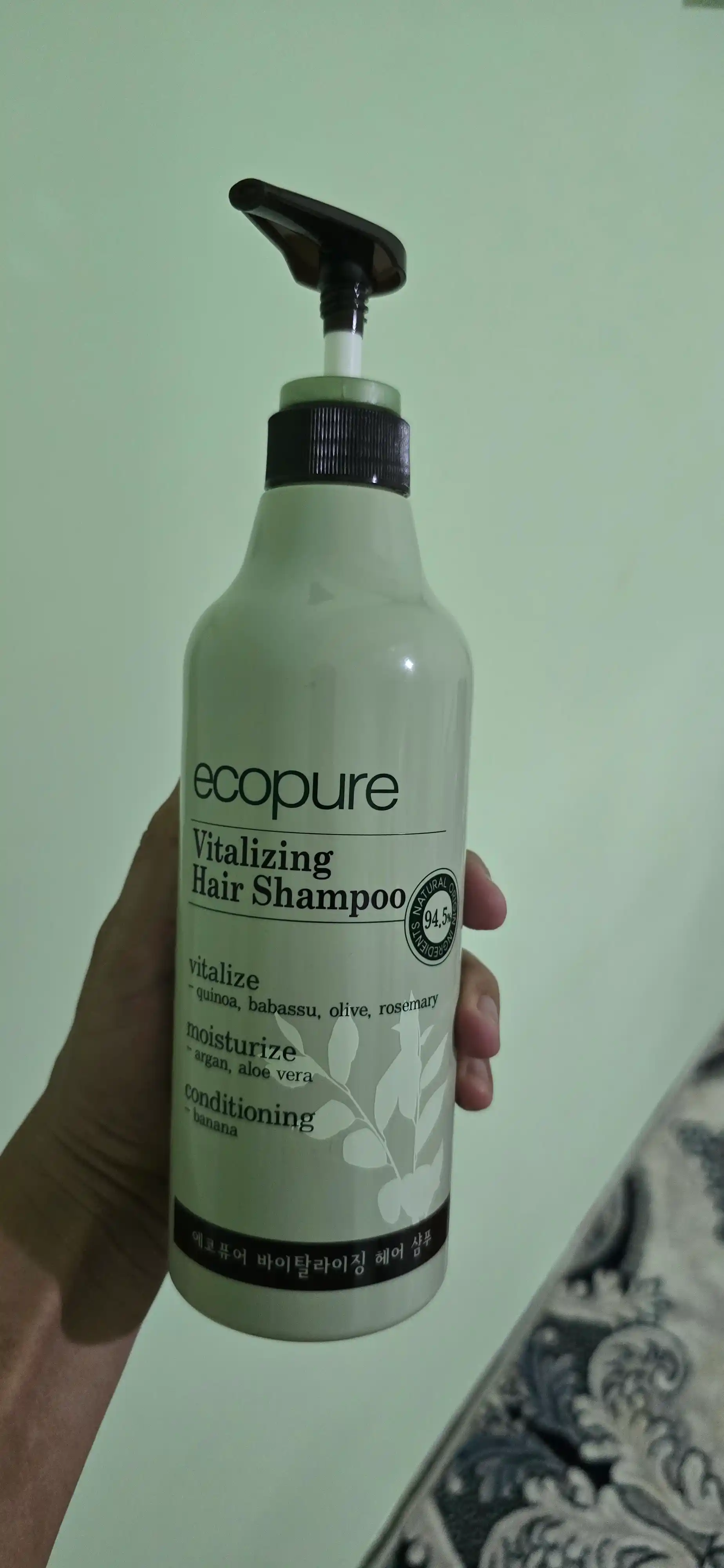 Barcha turdagi sochlar uchun Ecopure tiklovchi shampun, 700 ml