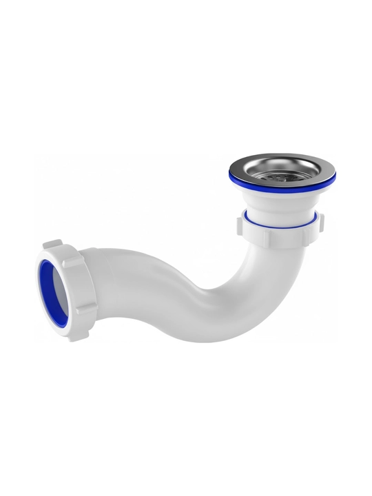 Сифон Aquant для душевого поддона, 1 1/2×40, пластиковая решетка PV115-70-MR