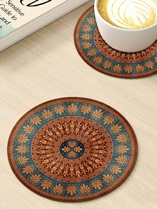 Stakan, idish va issiq ovqat uchun taglik, 12x12 va 22x22 sm, sirpanishga qarshi, 2-4 dona