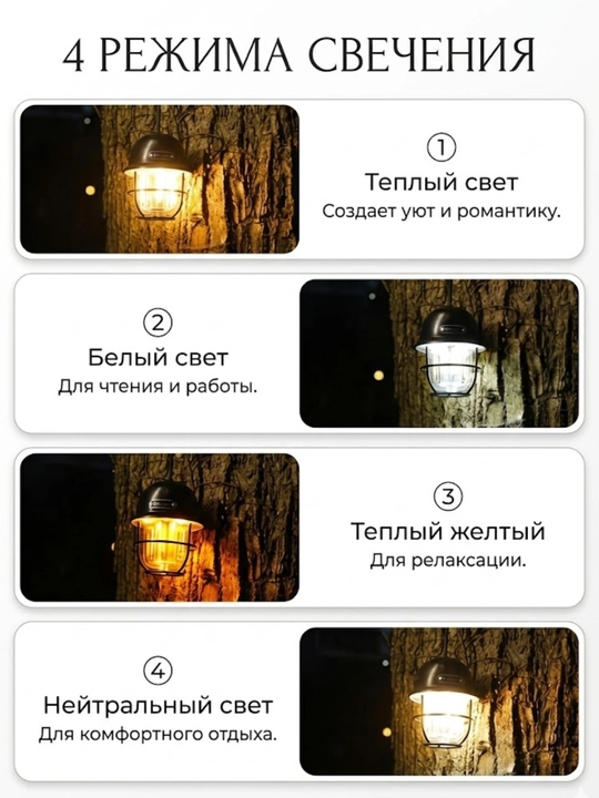 Kemping uchun osma retro chiroq - Har qanday sayohatda qulaylik va yorug‘lik!