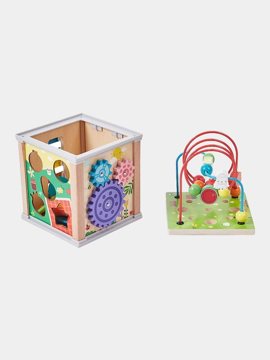 Yog'och kub-sorter Treasure Chests 7in1 (MWOH), 3+