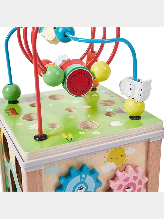 Yog'och kub-sorter Treasure Chests 7in1 (MWOH), 3+