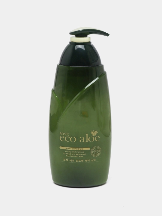 Aloe Vera Tiklovchi Shampun Rosée Eco Aloe – Soch To‘kilishiga Qarshi, Namlaydigan 760 ml