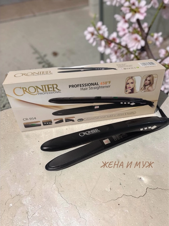 CRONIER CR-954 soch to‘g‘rilagichi, 450°F / 230°C, Keramik plastinalar