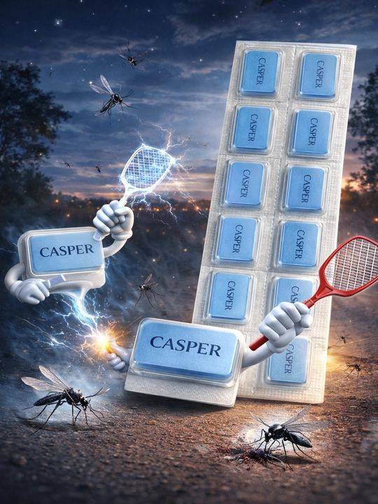 Средства от комаров CASPER Plaster 10 штук, - 
