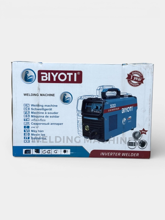 Biyoti MIG/MMA 500A payvandlash apparati: poliavtomat 2 tasi 1 da, sim va elektrod