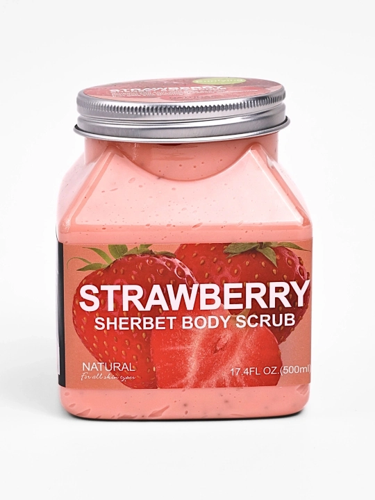 Скраб для тела и лица, очищающий пилинг Wokali Sherbet Body Scrub, 500 мл - 