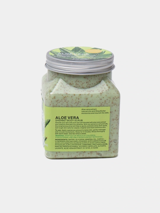 Скраб для тела и лица, очищающий пилинг Wokali Sherbet Body Scrub, 500 мл