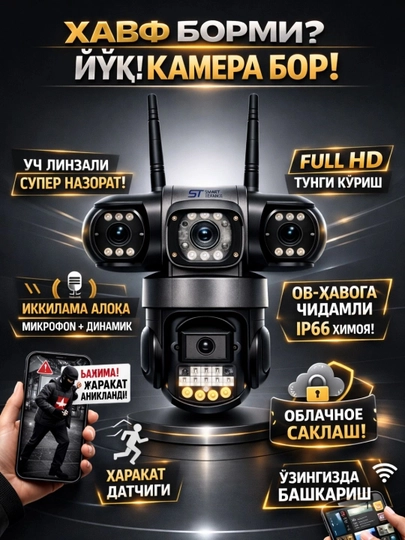 Умная камера Wi-Fi, внешняя камера Full HD router