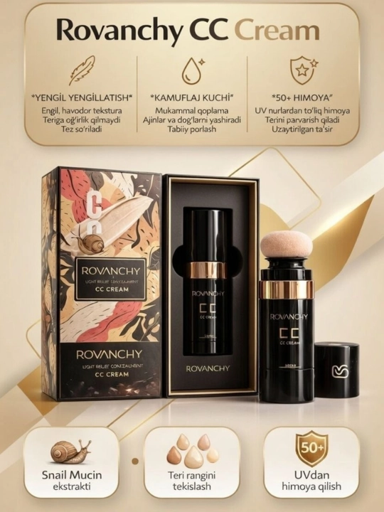 Rovanchy CC CREM -Tonalniy krem +SPF 50 - 