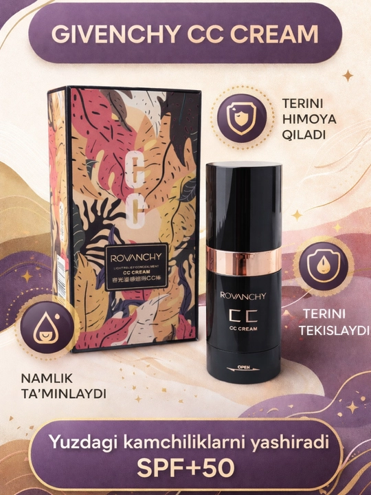 Rovanchy CC CREM -Tonalniy krem +SPF 50