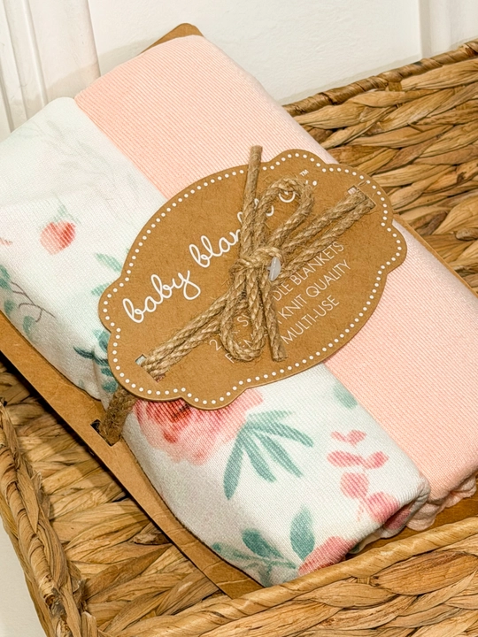 Набор пелёнок (Baby Blanket) для новорождённых, 2 шт