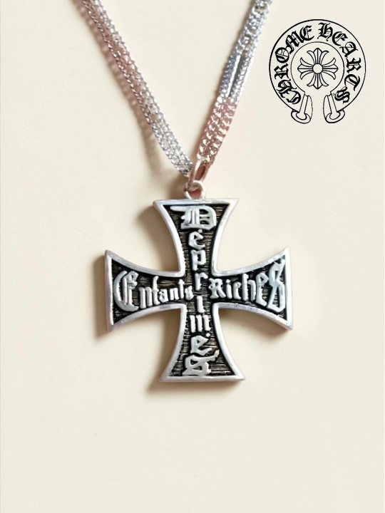Qizlar yigitlar uchun Chrome hearts y 2 k gothic uslubi zanjir y2k sovg'a Chrome hearts - 