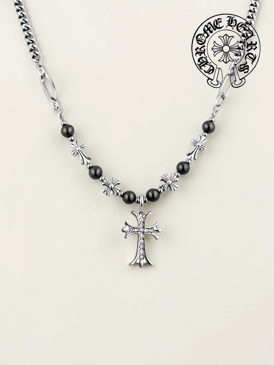 Цепочка для девушек парней в стиле chrome hearts y 2 k готик, подарок y2k на шею хромхартс