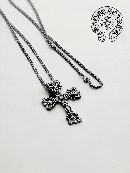 Цепочка для девушек парней в стиле chrome hearts y 2 k готик, подарок y2k на шею хромхартс