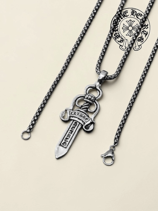 Цепочка для девушек парней в стиле chrome hearts y 2 k готик, подарок y2k на шею хромхартс
