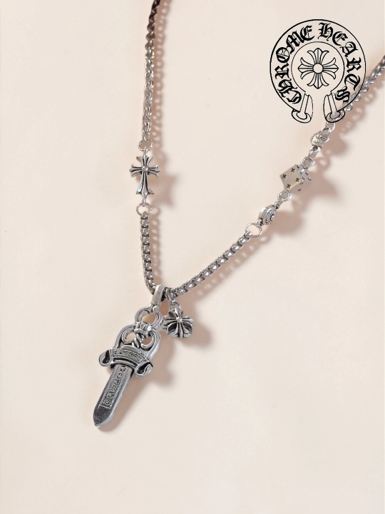 Qizlar yigitlar uchun Chrome hearts y 2 k gothic uslubi zanjir y2k sovg'a Chrome hearts - 