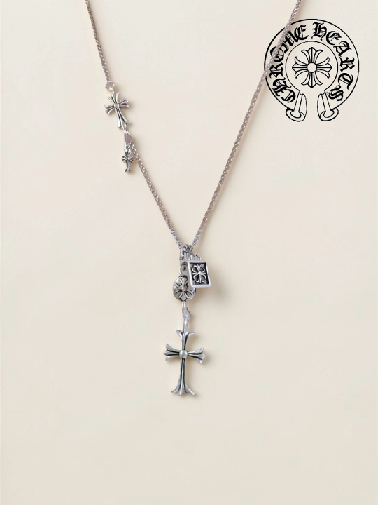 Цепочка для девушек парней в стиле chrome hearts y 2 k готик, подарок y2k на шею хромхартс