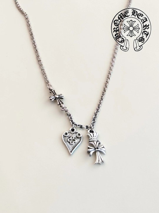 Цепочка для девушек парней в стиле chrome hearts y 2 k готик, подарок y2k на шею хромхартс