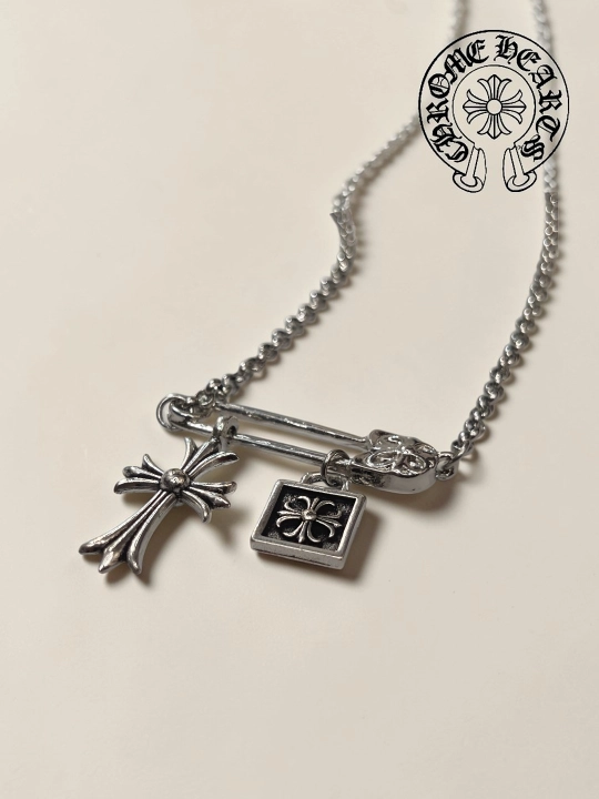 Qizlar yigitlar uchun Chrome hearts y 2 k gothic uslubi zanjir y2k sovg'a Chrome hearts - 