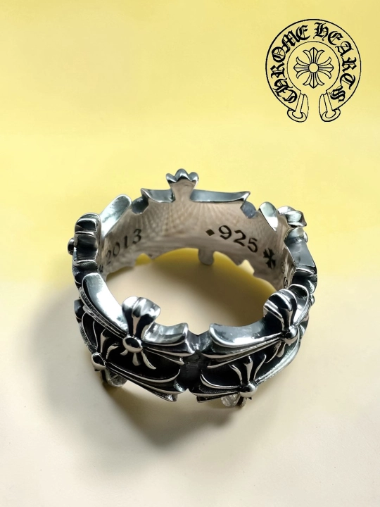 Кольцо в стиле Chrome Hearts готическое Y2K, кольцо для девушек и парней аксессуар Y2K