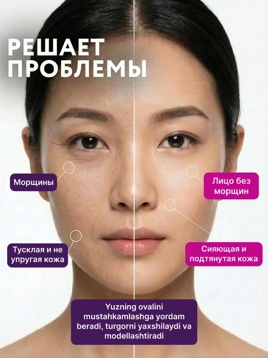 ZODIAC yuz zardob, peptid sarum, kollagen, retinol, yoshartiruvchi, ajinlar qarshi, 30 ml