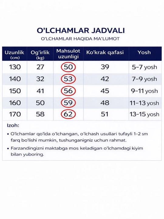 Maktab o‘quvchilari va talabalar, yigitlar va qizlar uchun yengsiz kiyim