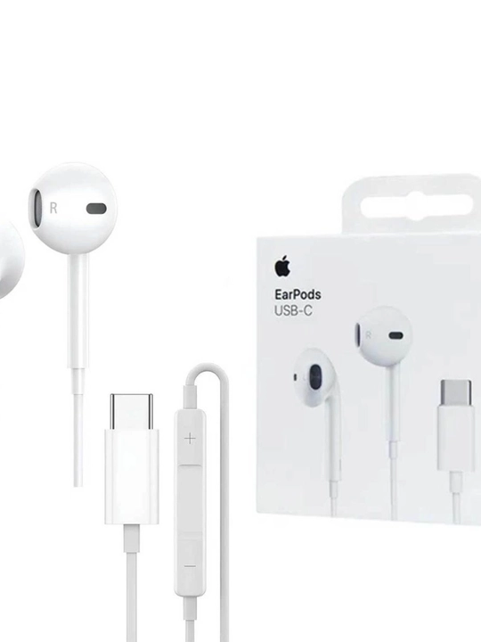 Проводные наушники для iPhone с микрофоном (Pop-UP), кабель Type-C