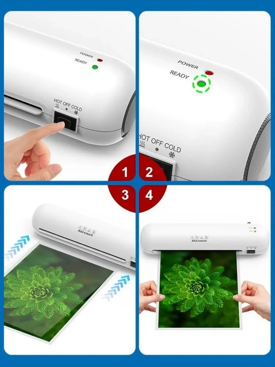 SL280 rulonli laminator, A4 format, +50 varaq A4 plyonka