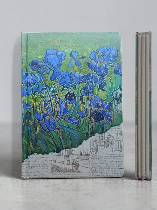 Vincent van Gogh rasmlari bilan bezatilgan estetik bloknot-planer. Nihol